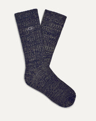 Trey Rib Knit Crew Sock for Men