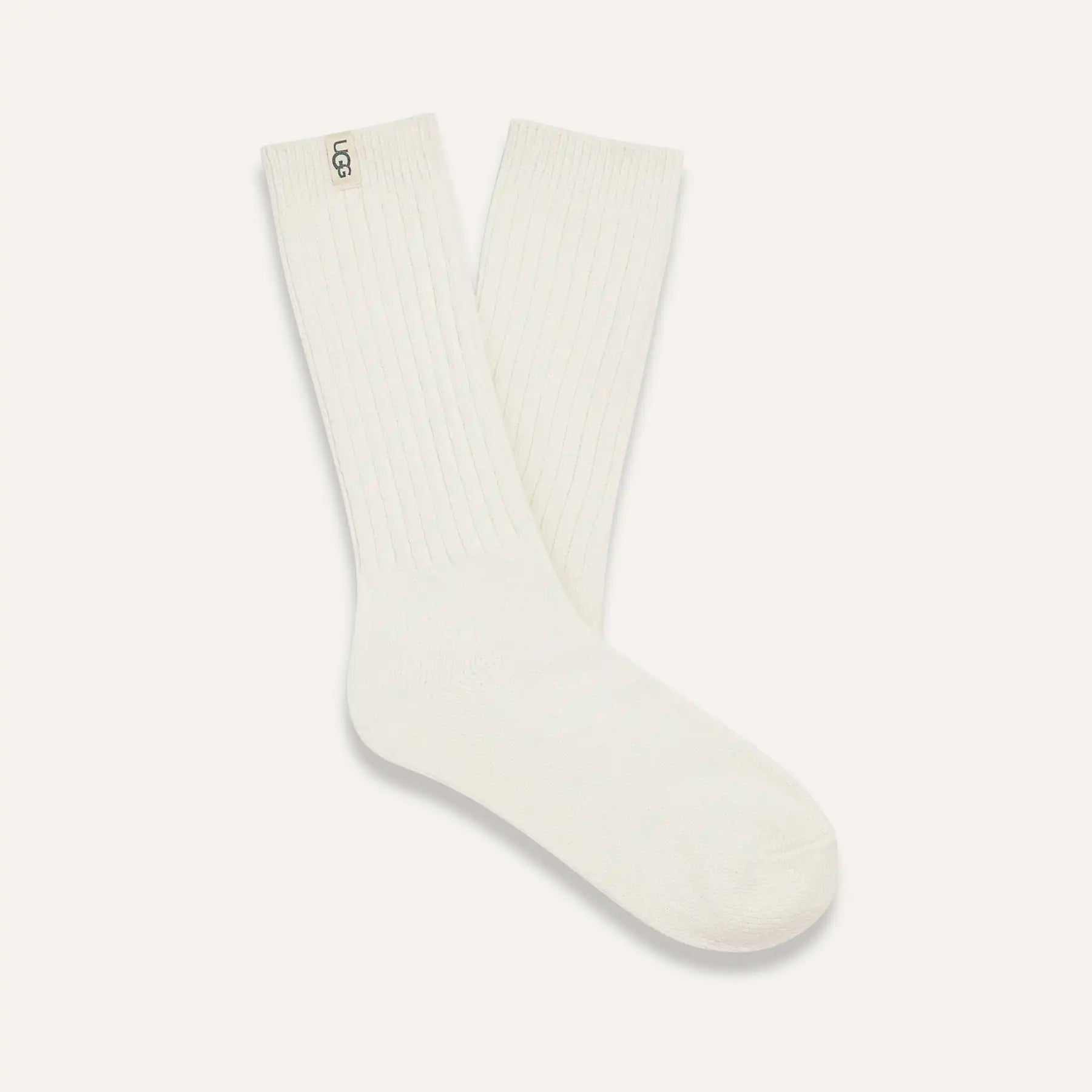 Rib Knit Slouchy Crew Sock