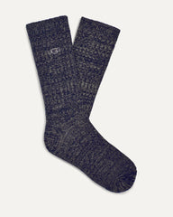 Trey Rib Knit Crew Sock for Men
