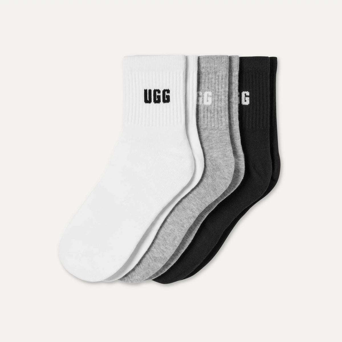 Quinlin Logo Quarter Sock 3 Pack for Women