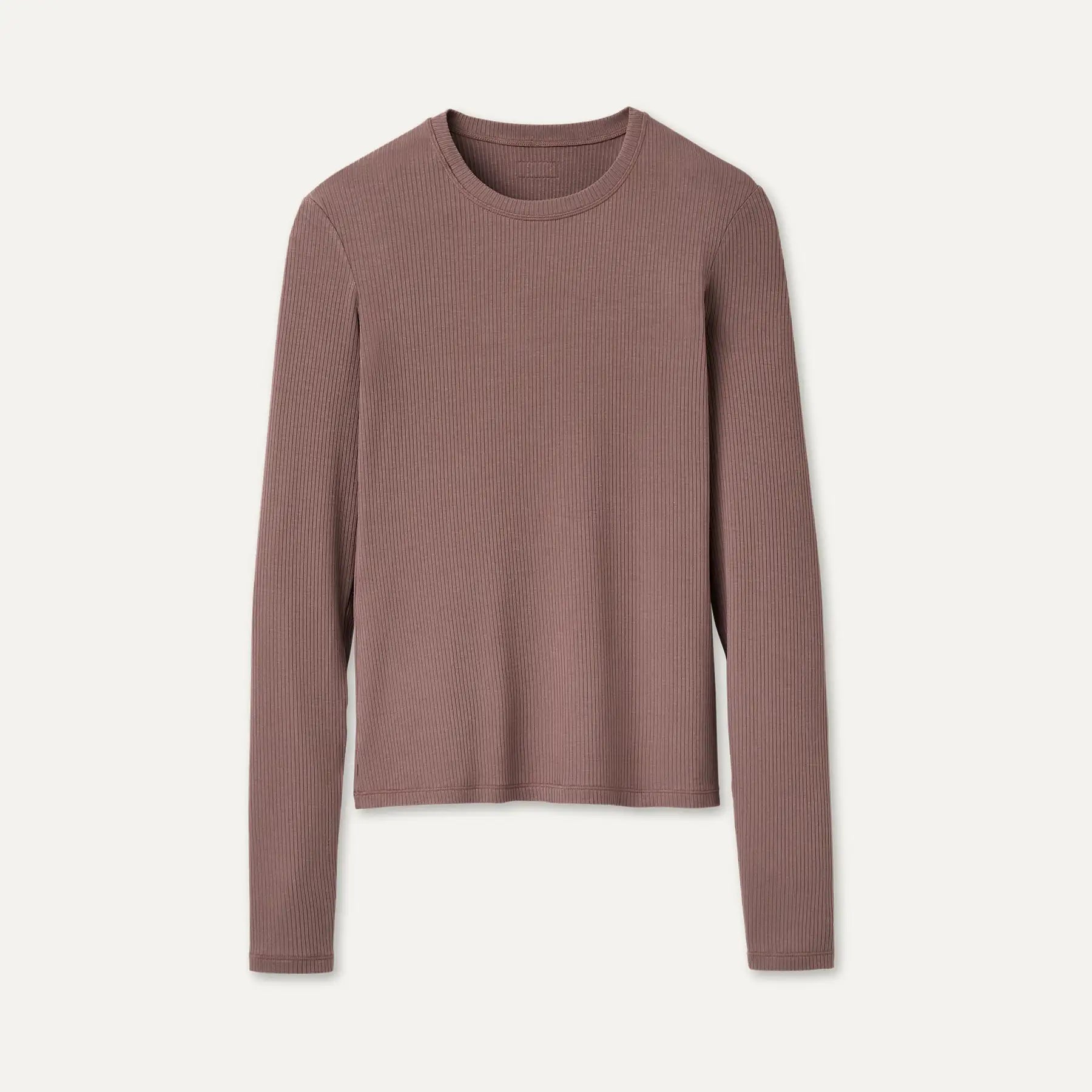 Aidelene Long Sleeve Rib Tee for Women
