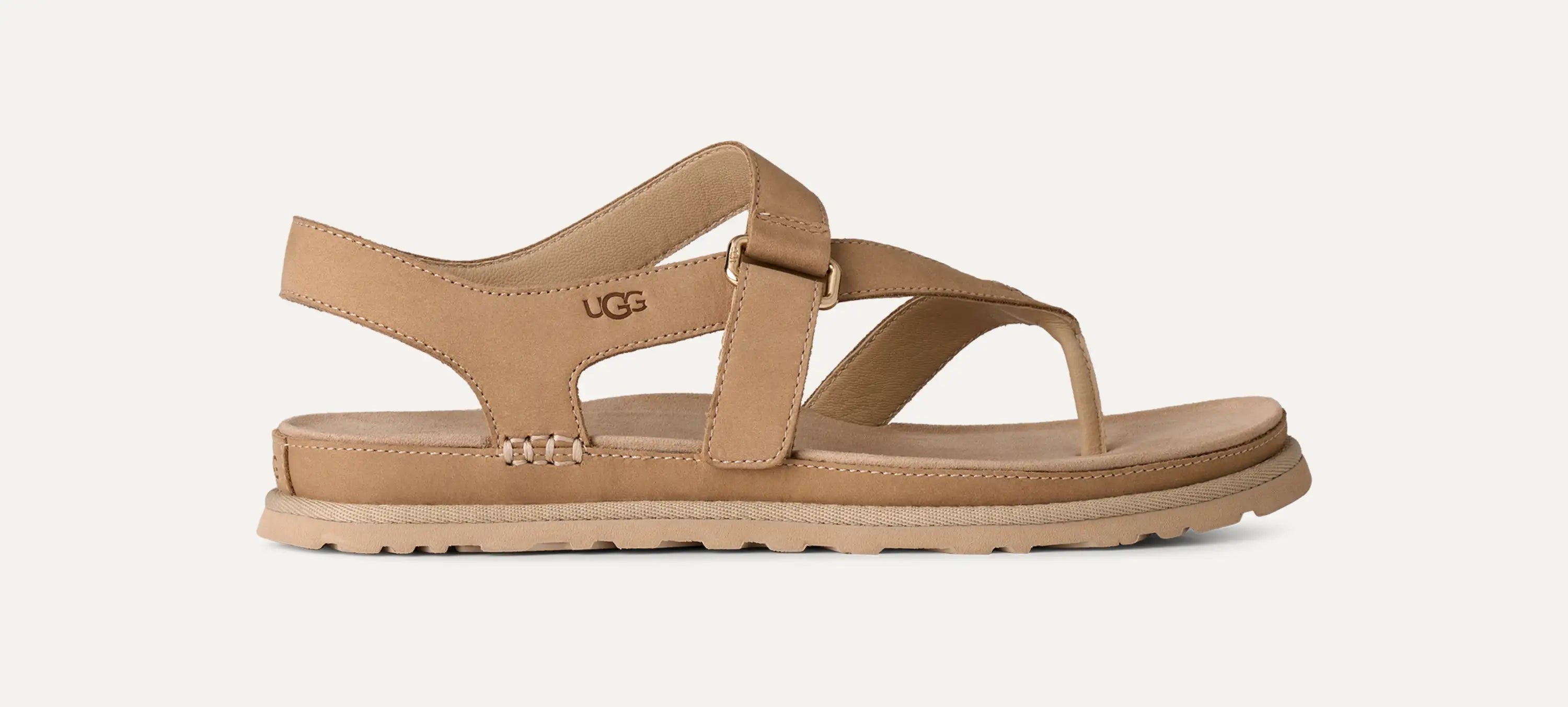 GoldenGaze Toe Post Sandal for Women
